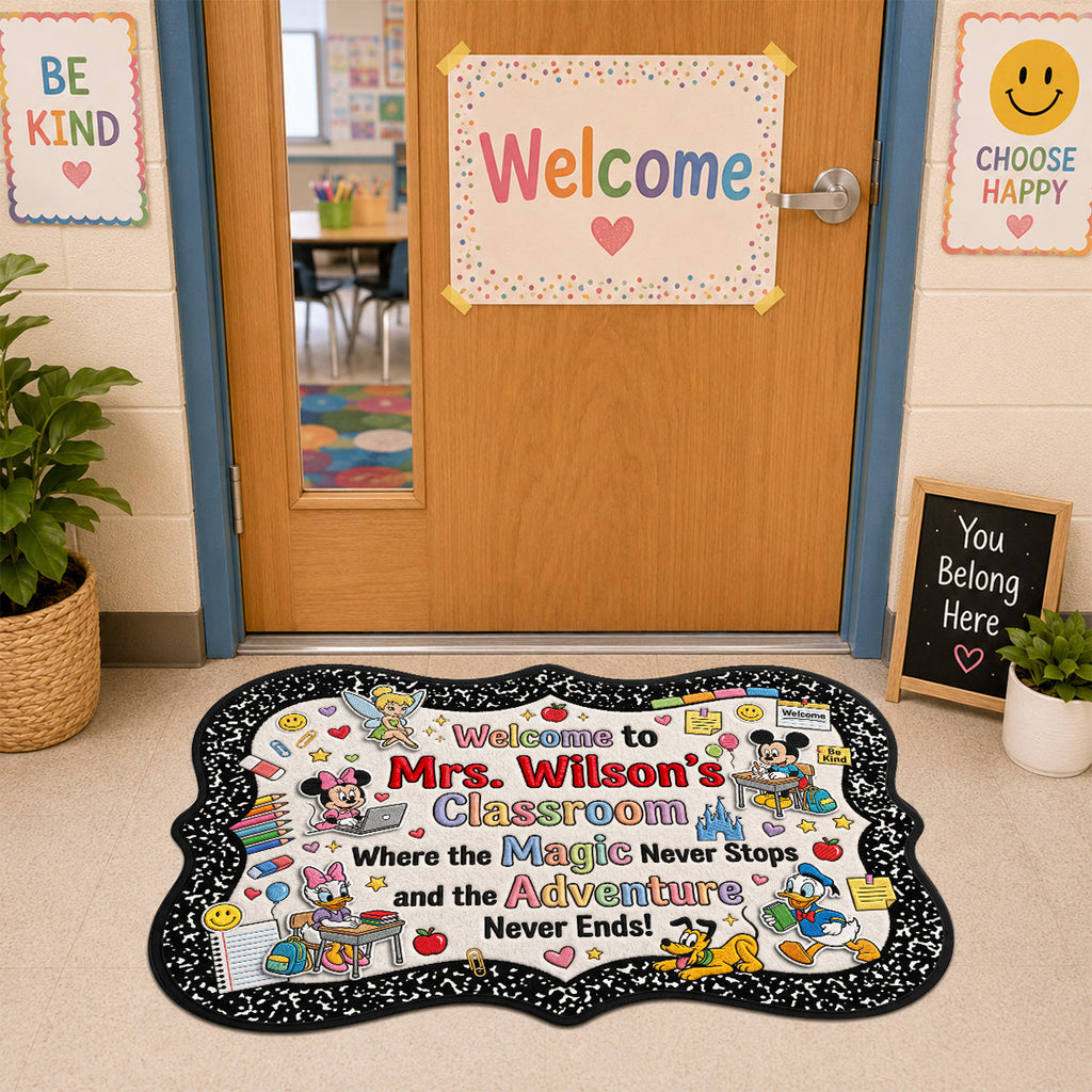 Teacher Custom Shape Doormat - Personalized Gifts For Teacher 01nadh090726