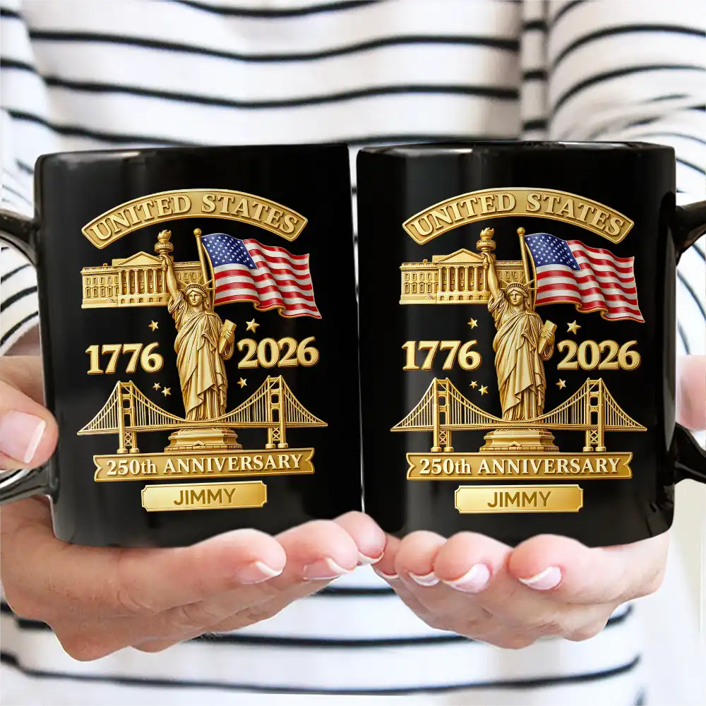 3D Effect 250th Anniversary - Personalized Mug