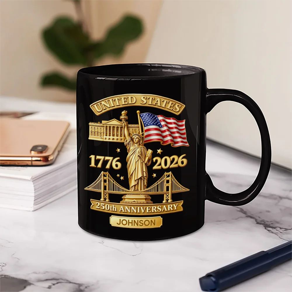 3D Effect 250th Anniversary - Personalized Mug