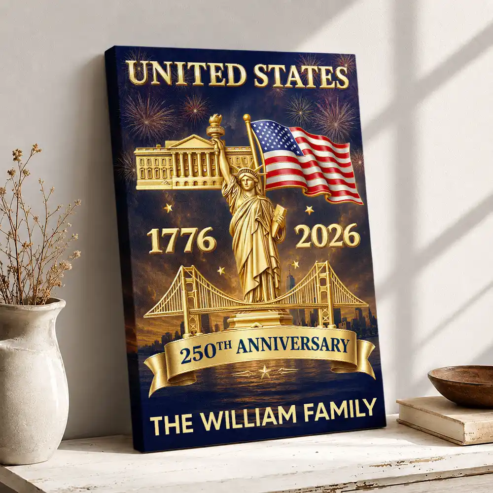 3D Effect 250th Anniversary - Personalized Poster