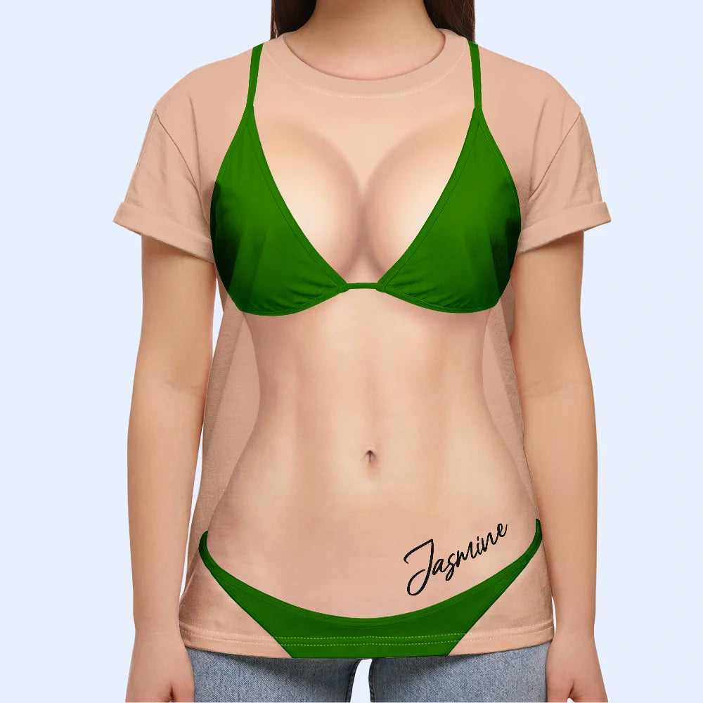 3D Sexy Body Bikini Summer - Personalized Full Print T Shirt