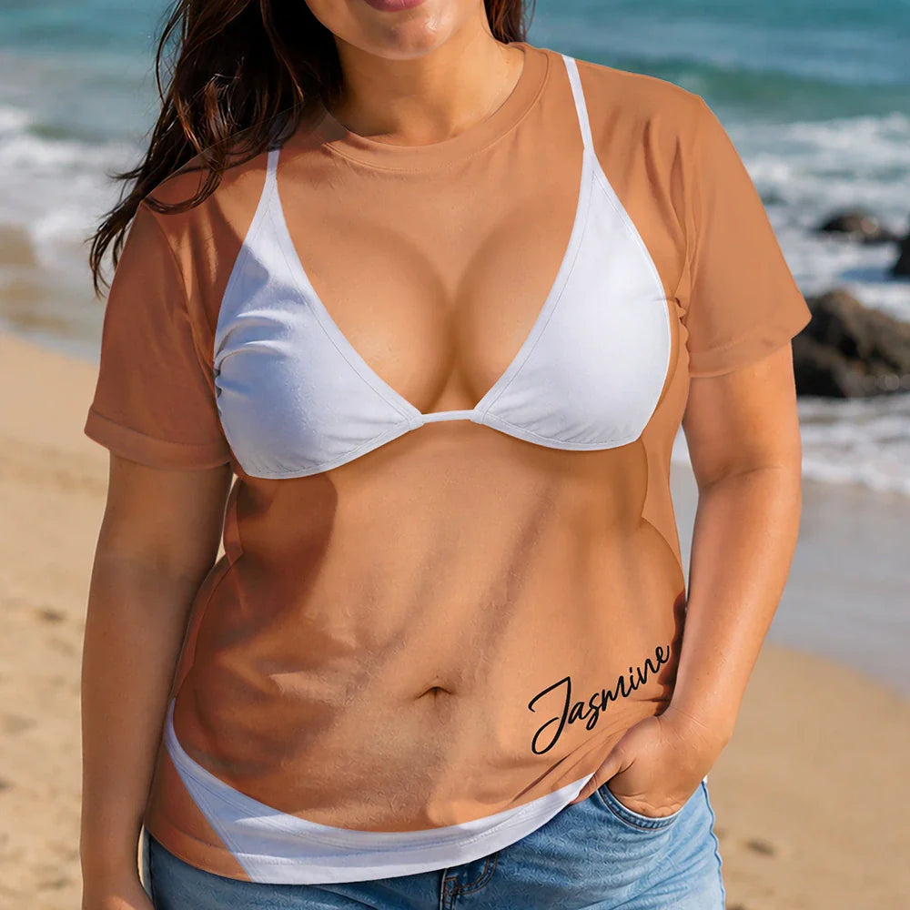 3D Sexy Body Bikini Summer - Personalized Full Print T Shirt