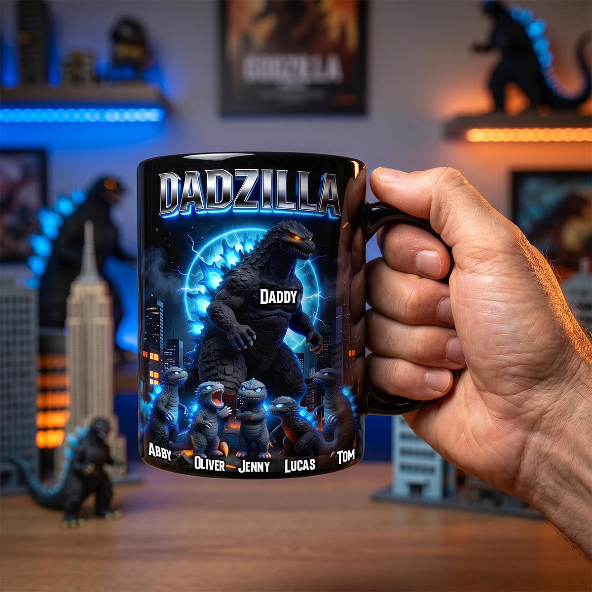 Father of Monsters Magic Coffee Mug - Personalized Gifts For Dad 04pgdh130526