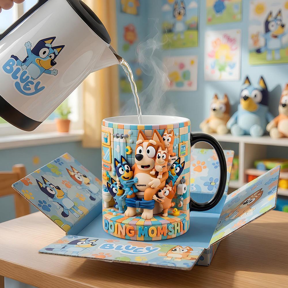Funny Mom Doing Magic Coffee Mug - Personalized Gifts For Mom 01ohdt170426