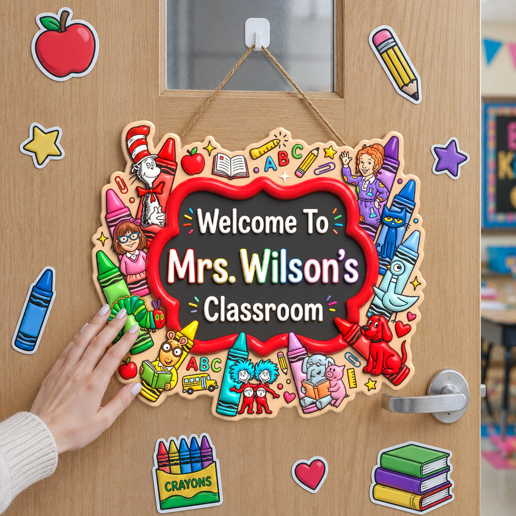 Classroom Decor Acrylic Sign - Personalized Gifts For Teachers 02NADH040726