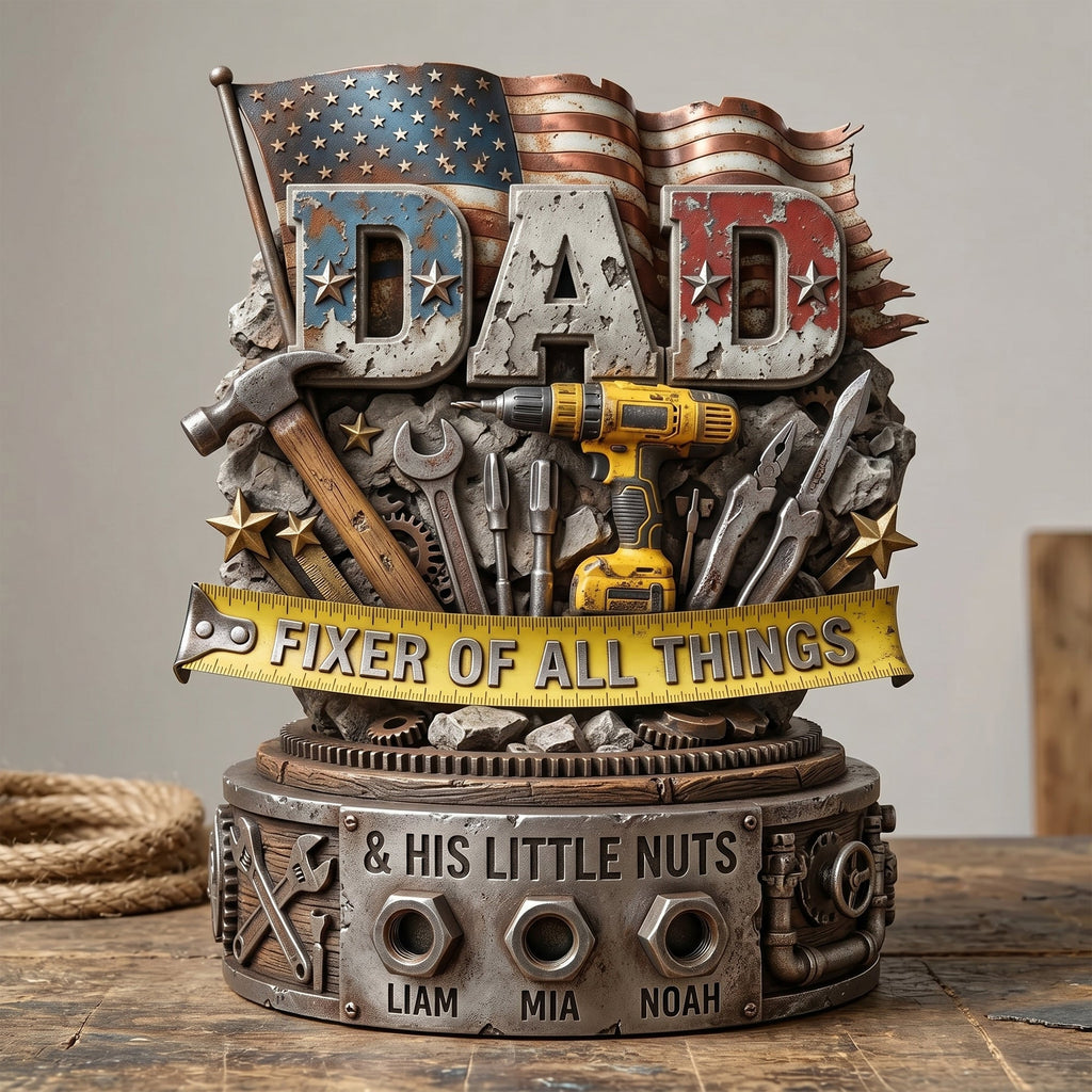 Mastered Handyman Dad Acrylic Plaque, Personalized Gifts For Dads 04QHLU200526