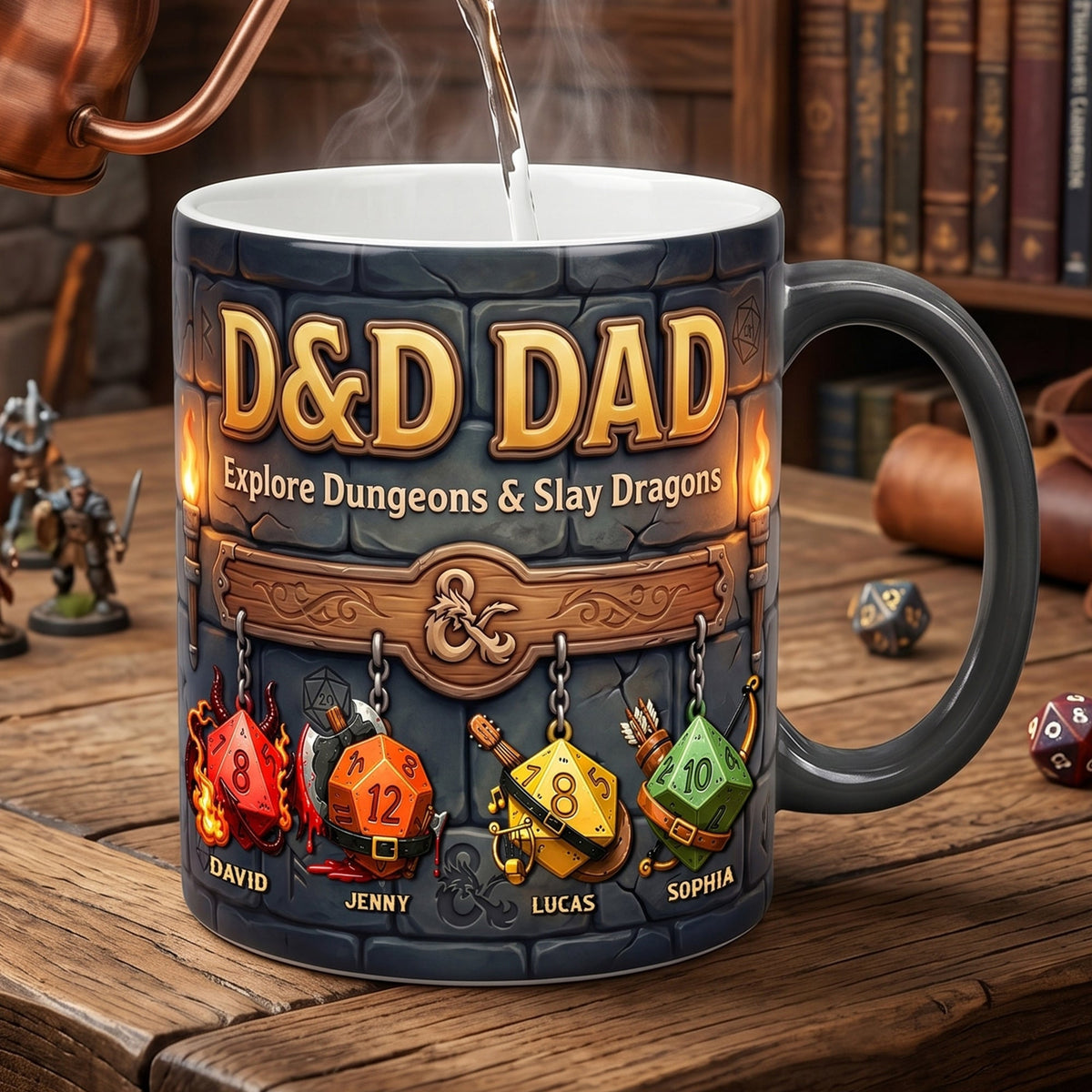 Epic Dad Magic Coffee Mug - Personalized Gifts For Dad 04NATN290426