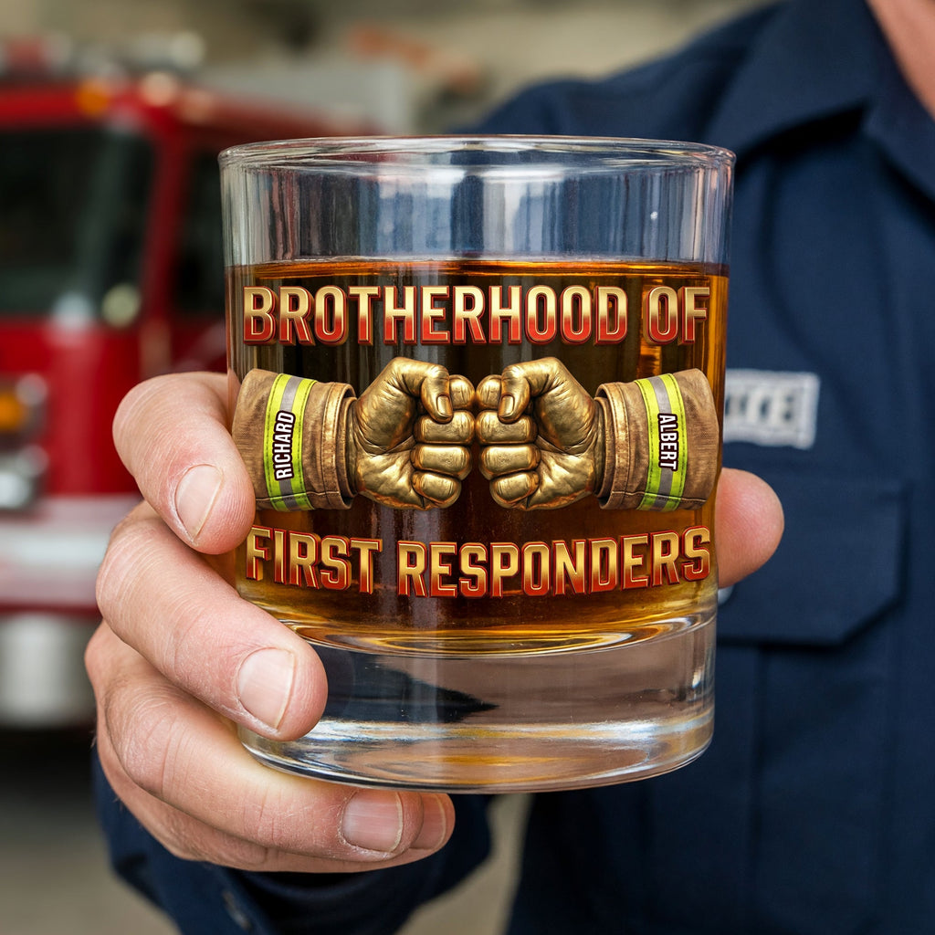 Ultimate Firefighter Brothers Drinking Glass - Personalized Gifts For Brothers 03huqn060626