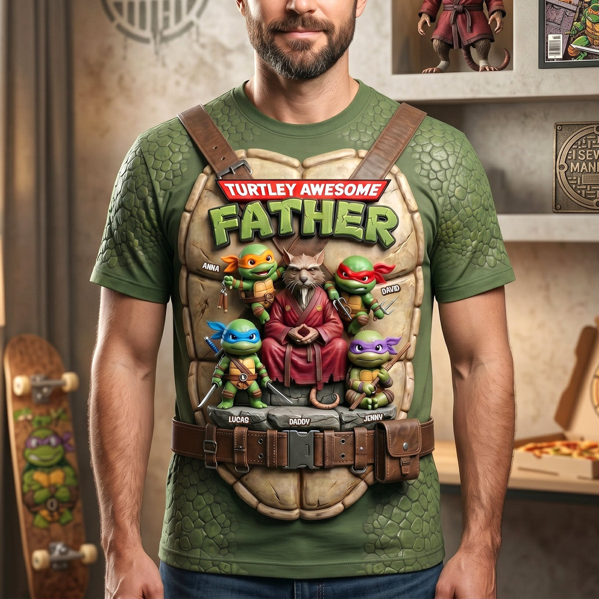 Ultimate Father Shirt - Personalized Gifts For Dad 03NATN050526