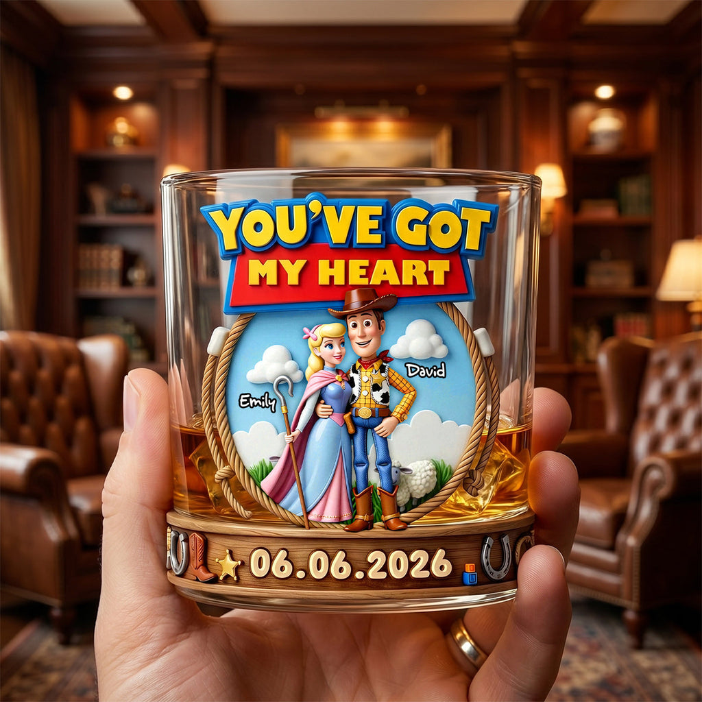 Love Couple Drinking Glass - Personalized Gifts For Couples 06todh180626
