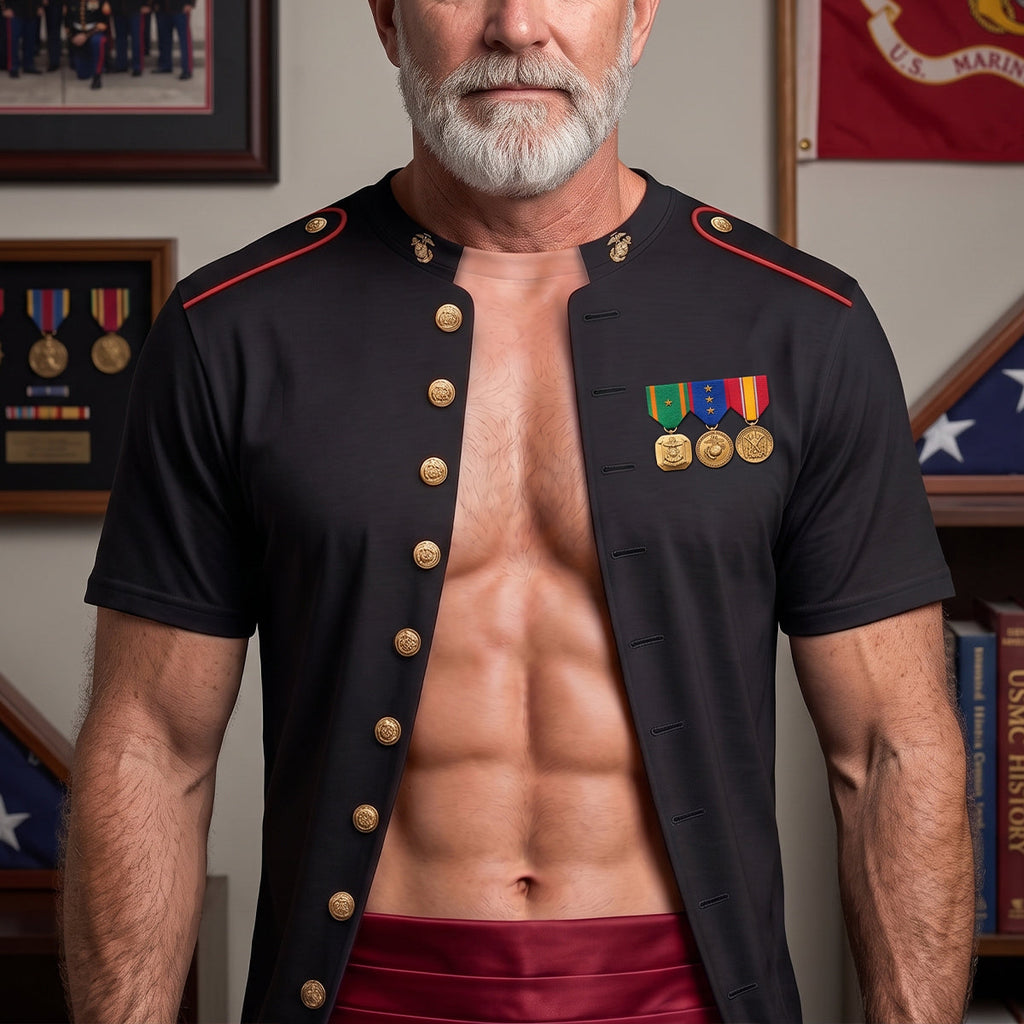 Evening Dress Uniform 3D Shirt - Personalized Gifts 03hutn140726