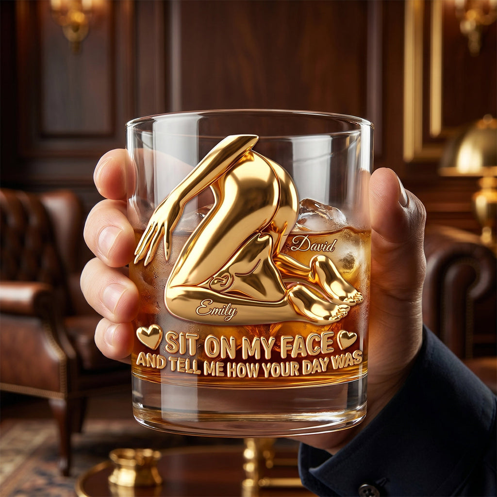 Naughty Couples Drinking Glass - Personalized Gifts For Couples 02hudh180626