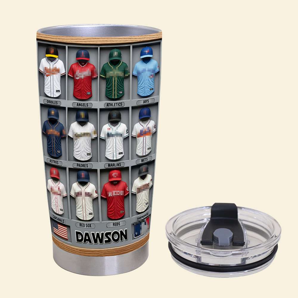 Sport Teams Uniform 20oz Tumbler - Personalized Gifts For Sport Lover Tumbler 03HUDT200326