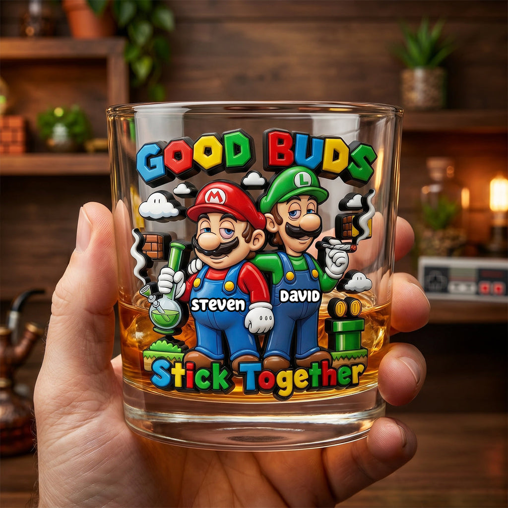 Stoned Friends 11oz Round Glass - Personalized Gifts For Friends 03todh080626