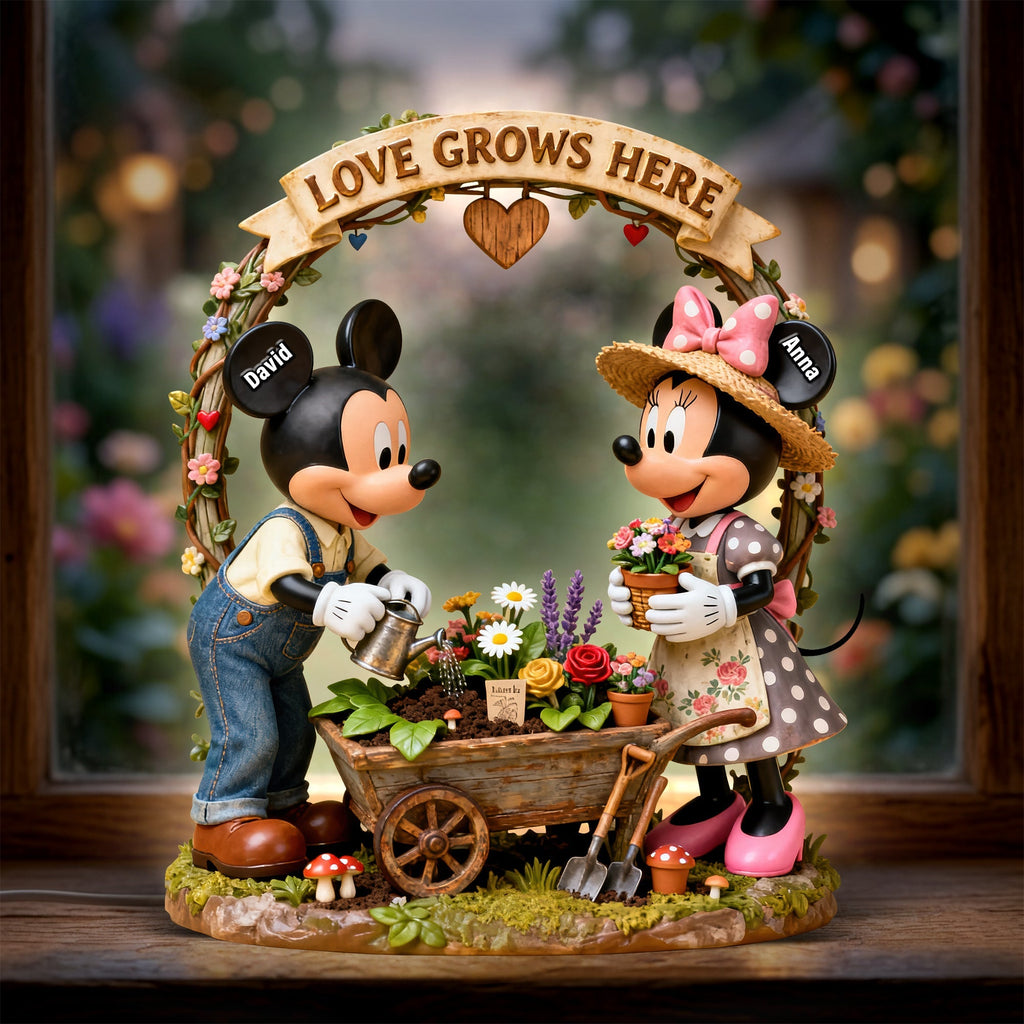Love Grows Here Light Box - Personalized Gifts For Couples 04toqn240626