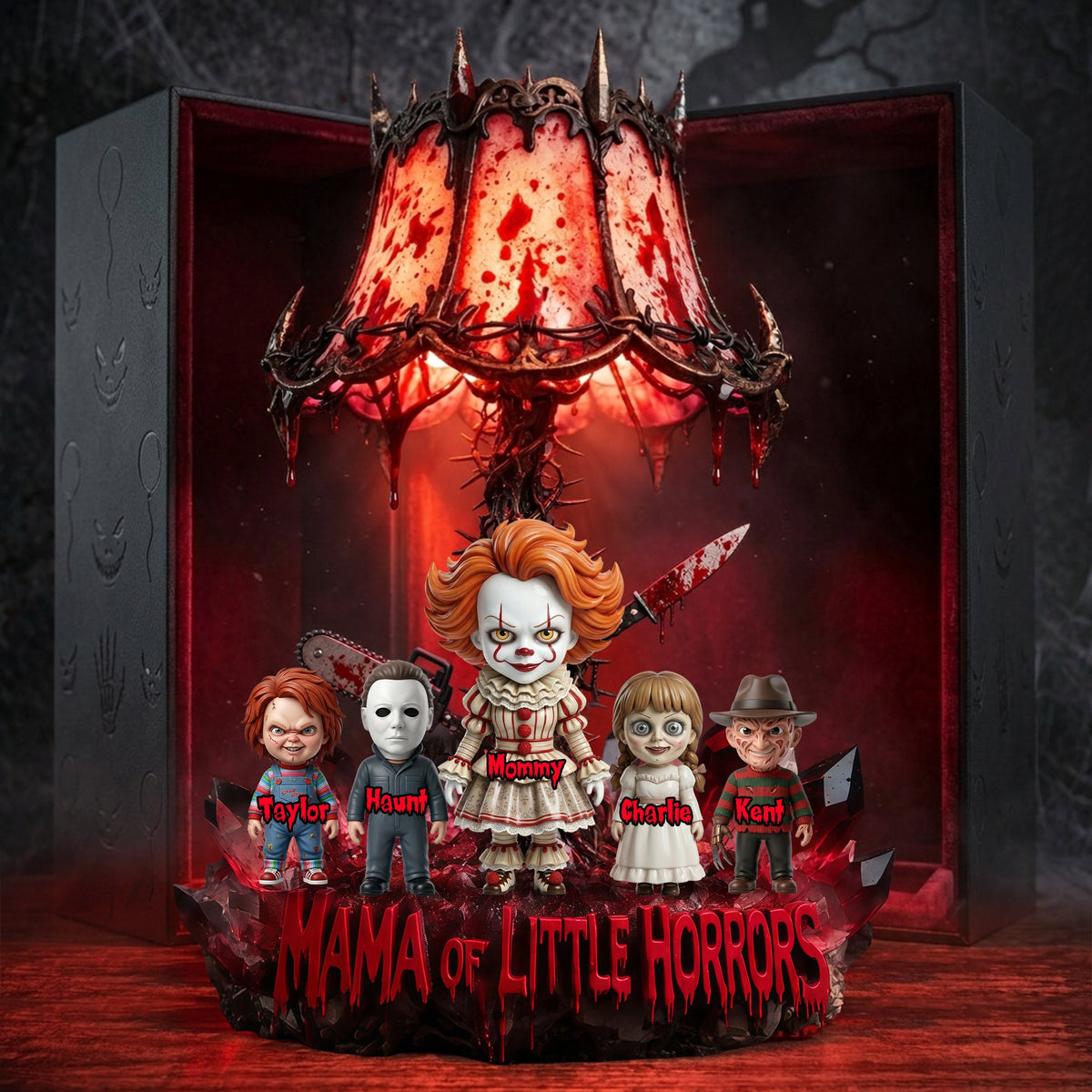 Mama Of Little Horrors Light Box - Personalized Gifts For Mom 05TYLU070426