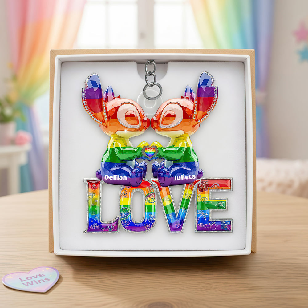 Lgbt Experiment Couple Keychain Personalized Gifts For Couple 031ohdt230525