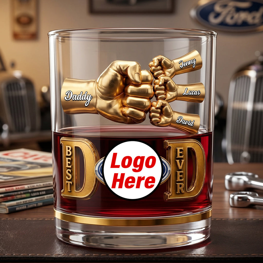 Best Dad Keepsake Glass Mug 011natn080626