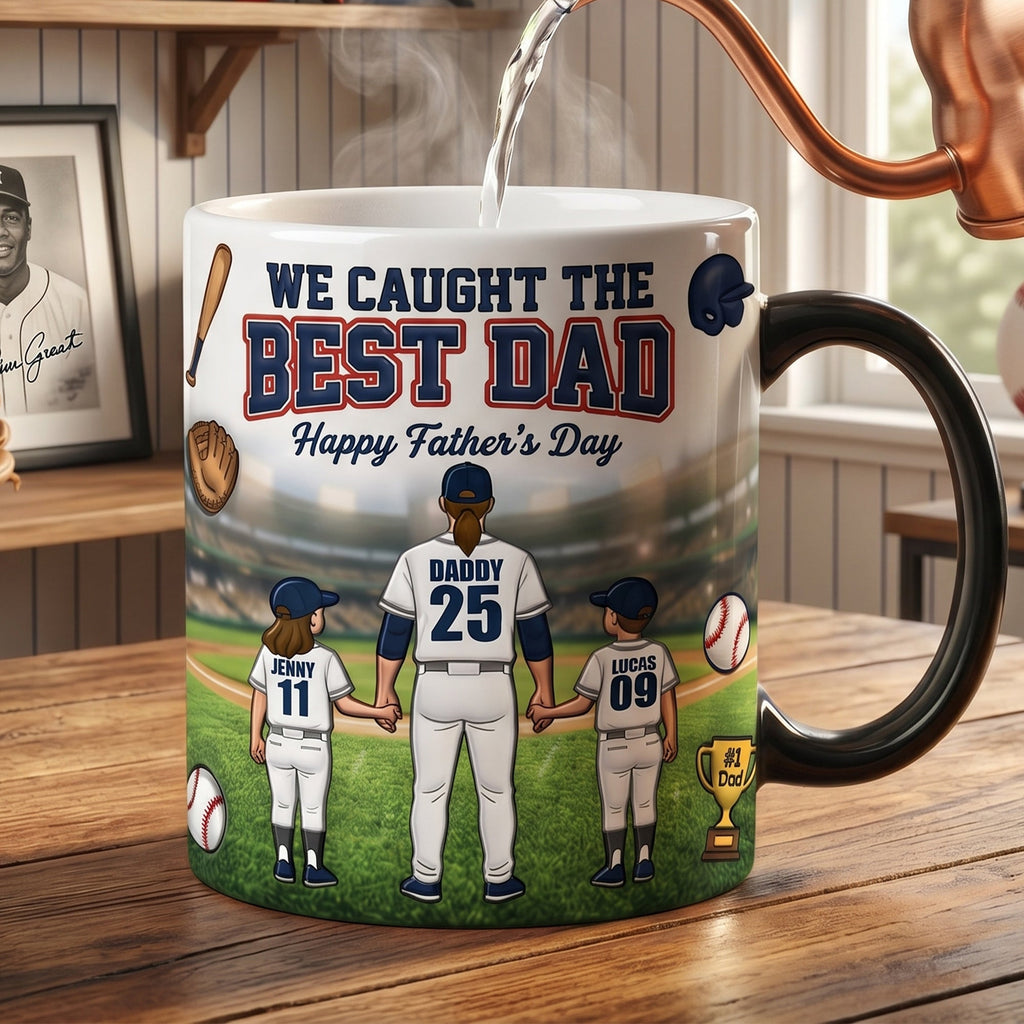 Best Dad Base Ball Magic Coffee Mug - Personalized Gifts For Father's Day 01hutn050526