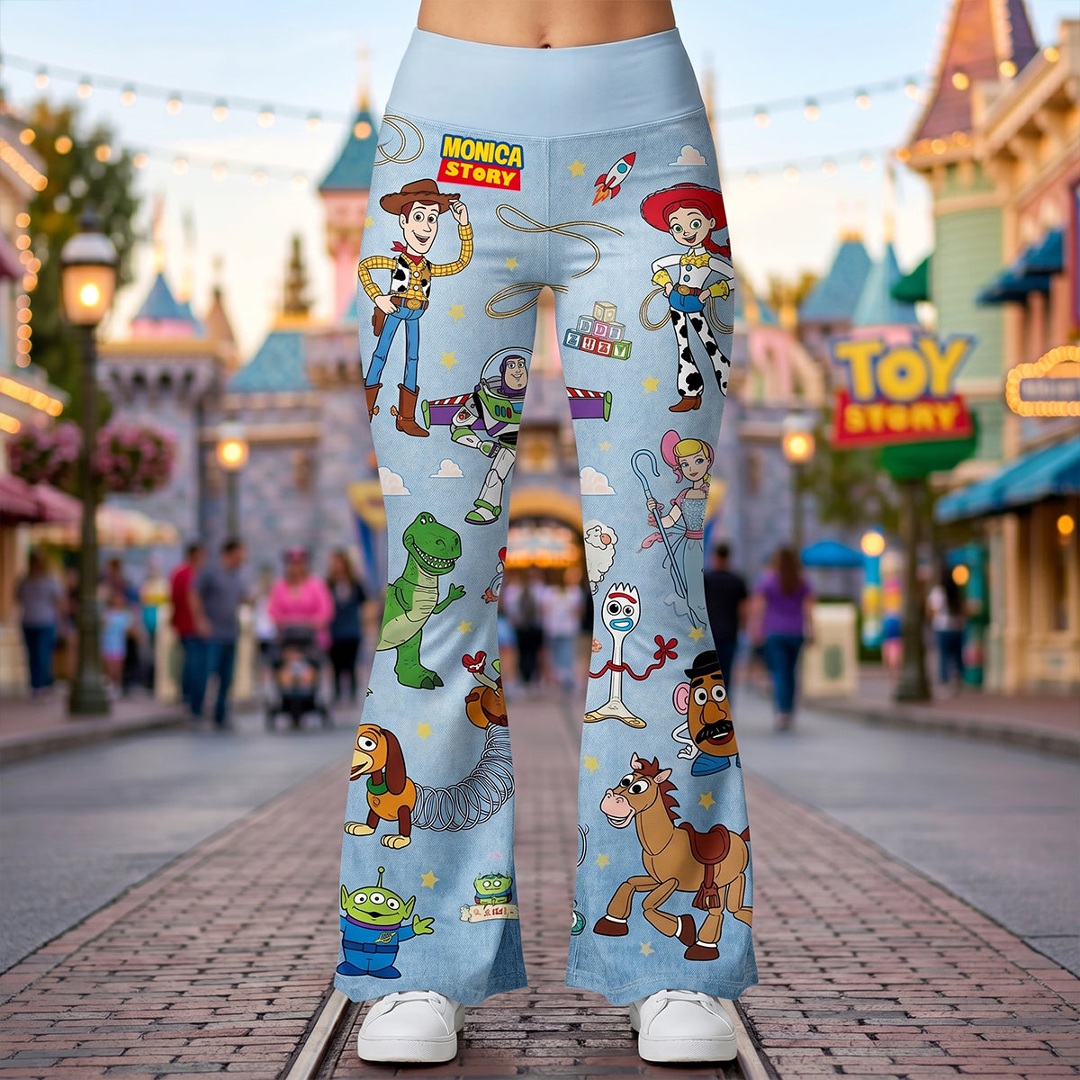 Friendship Adventure Flare Leggings - Personalized Gift 02NATN240626