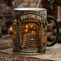 Dad Hunting Cabin Magic Mug - Personalized Gifts For Hunting Dads 01QHTA280426