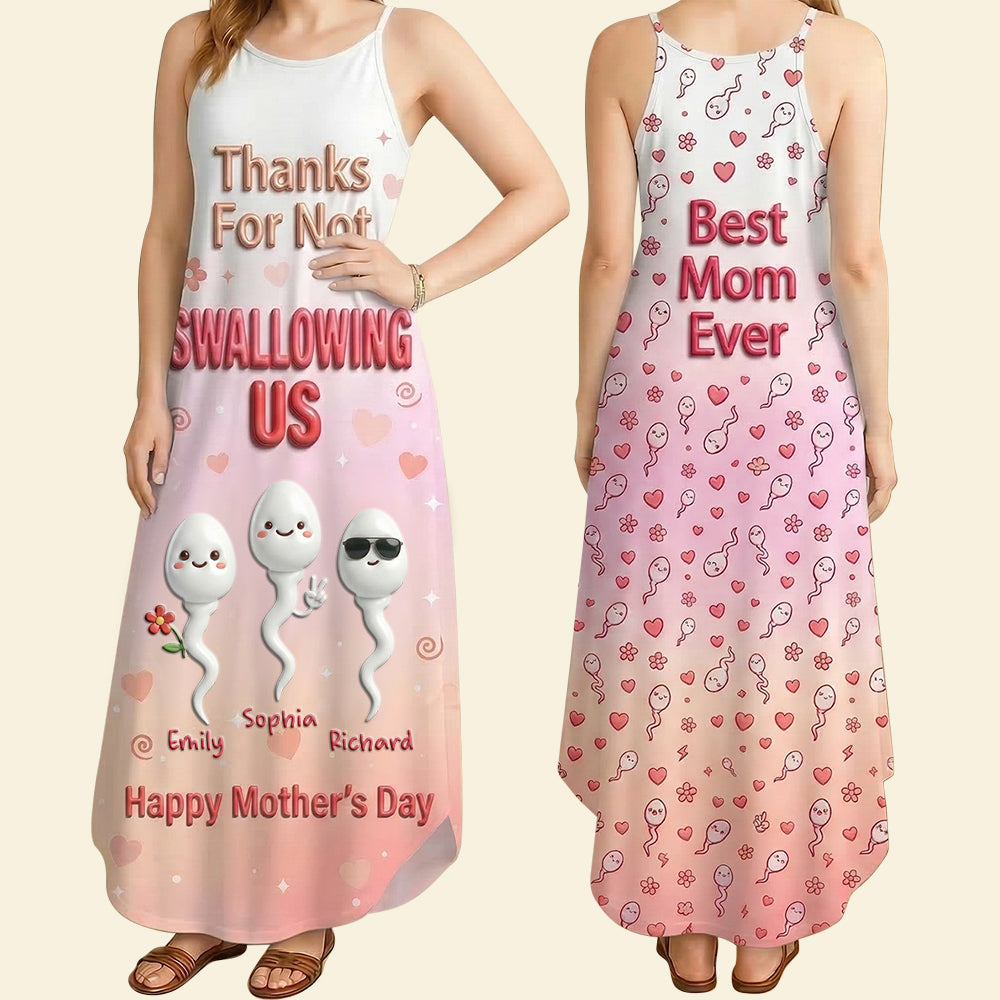 Best Mom Ever Suspender Maxi Dress - Personalized Gifts For Moms 03nadt190326