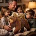 Papa Bear Pillow - Personalized Gifts For Dad 01hudh060526