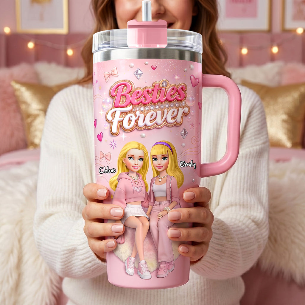 Besties Forever 40oz Tumbler - Personalized Gifts For Besties 05pgdh120626