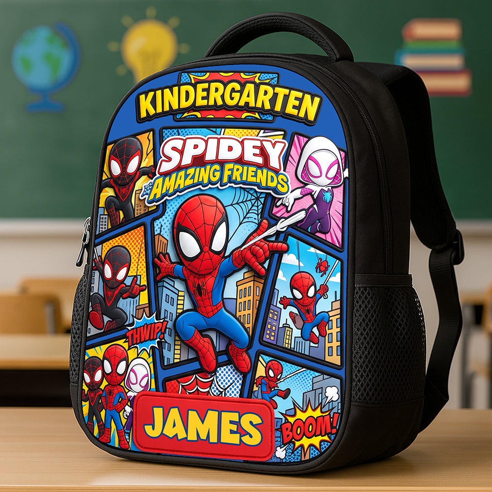 Hero Adventure Backpack - Personalized Gifts For Kids School Bag 01pata020726