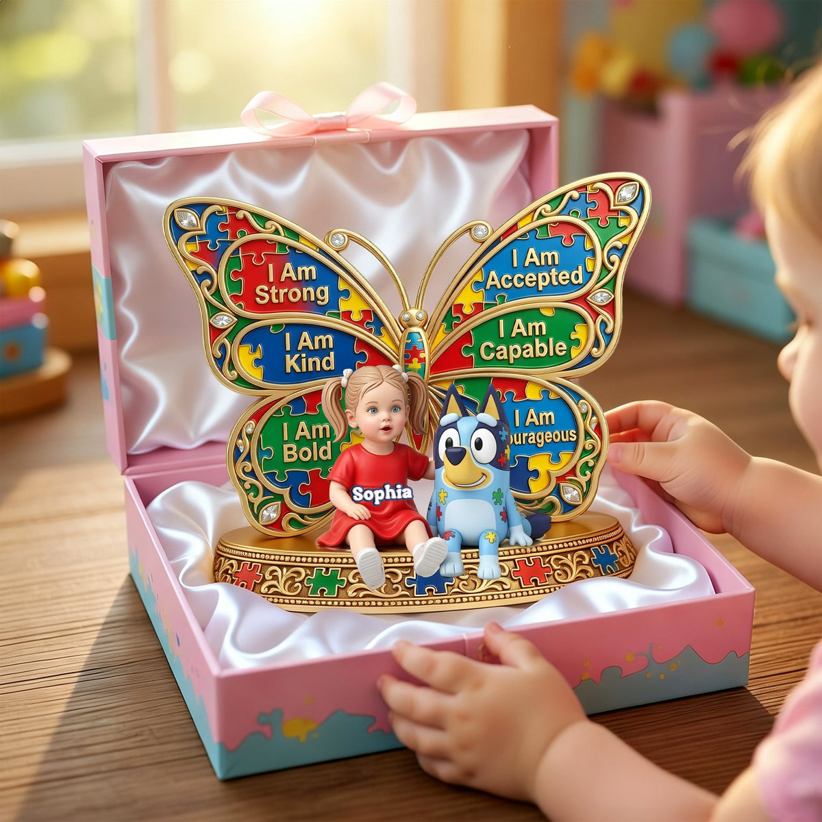 Autism Kid Acrylic Plaque Custom Photo - Personalized Gifts For Autism Awareness 02nalu170326