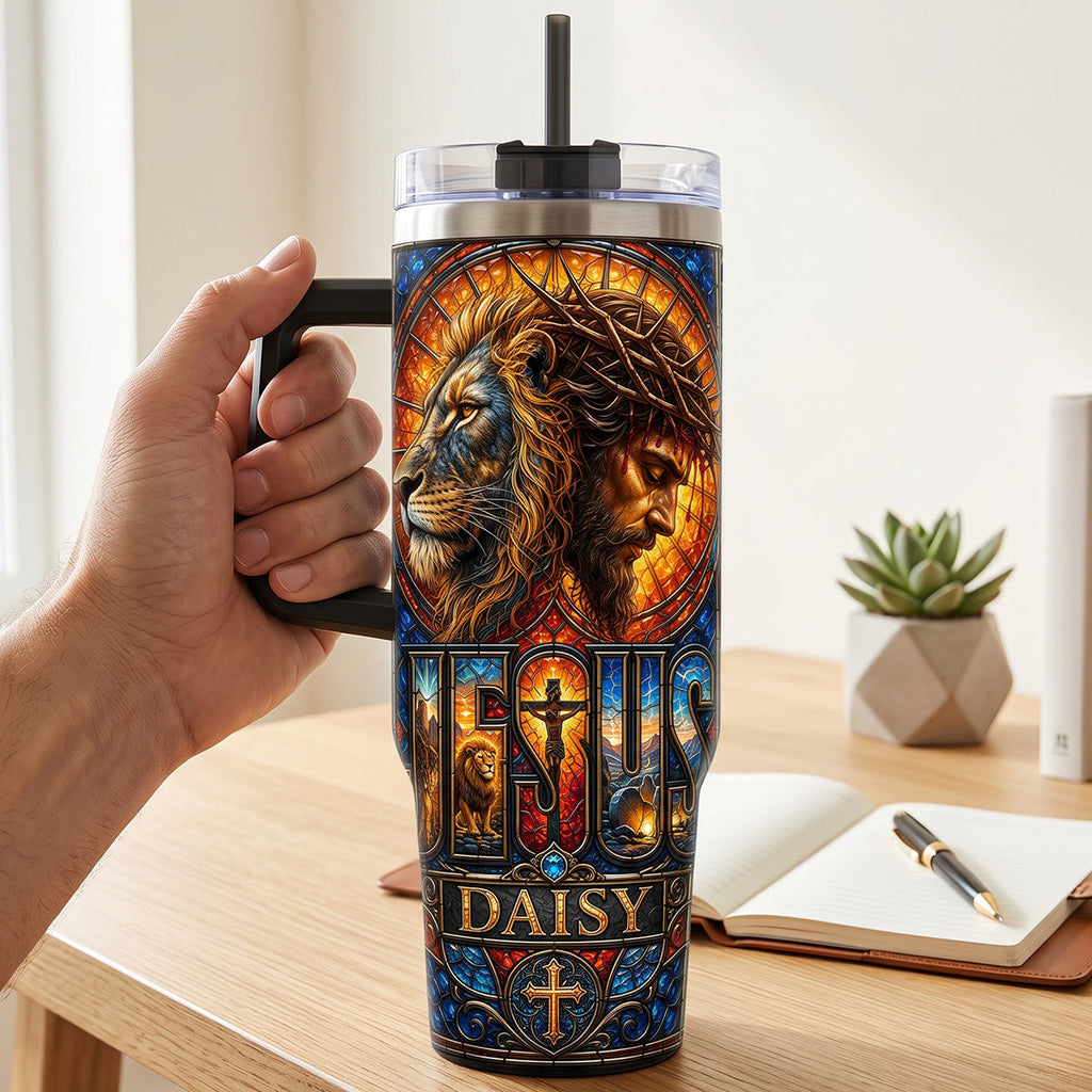 Faith & Strength Christian Tumbler - Personalized Gifts 01hutn010726
