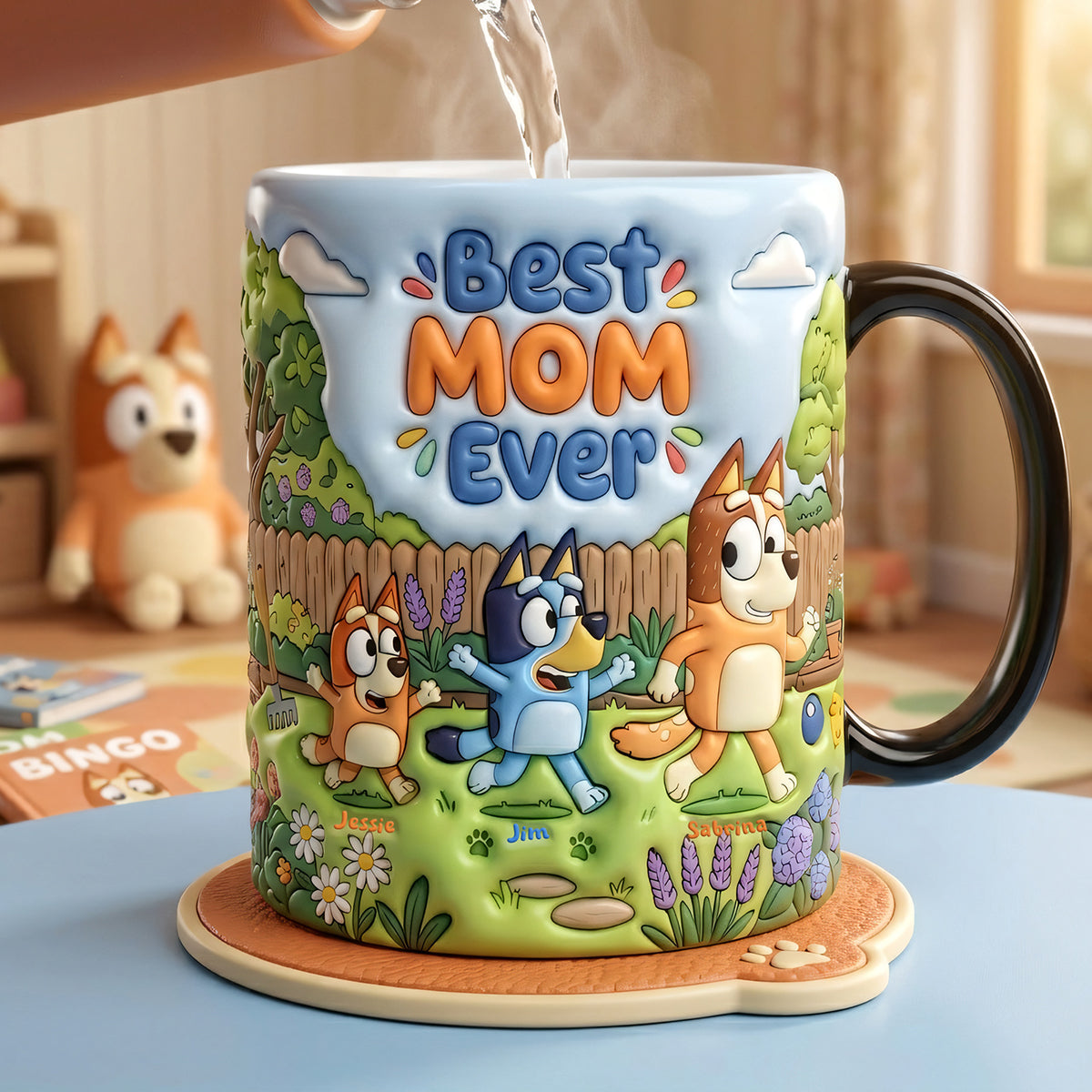 Best Mom Ever Magic Coffee Mug - Personalized Mother's Day Gifts 02NATA090426