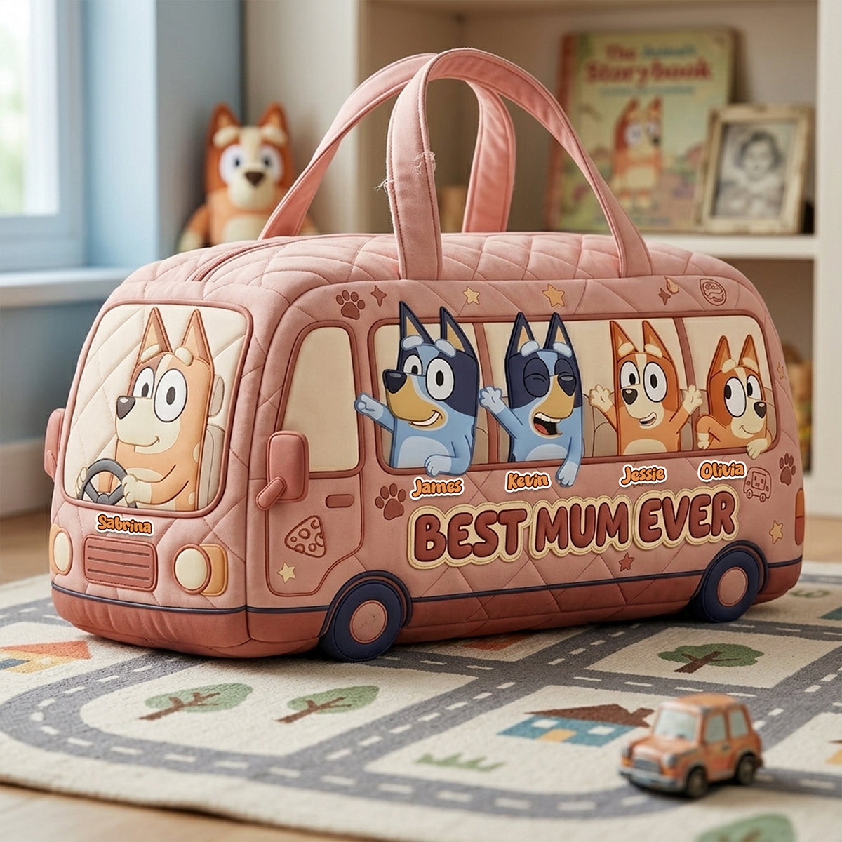 Best Mum Ever Duffle Bag - Personalized Gifts For Moms 03nata230426
