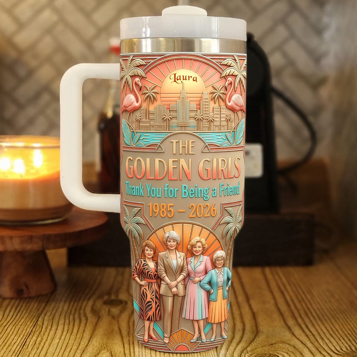 Vintage Friendship Anniversary 40oz Tumbler - Personalized Gifts For Besties 06naqn120326