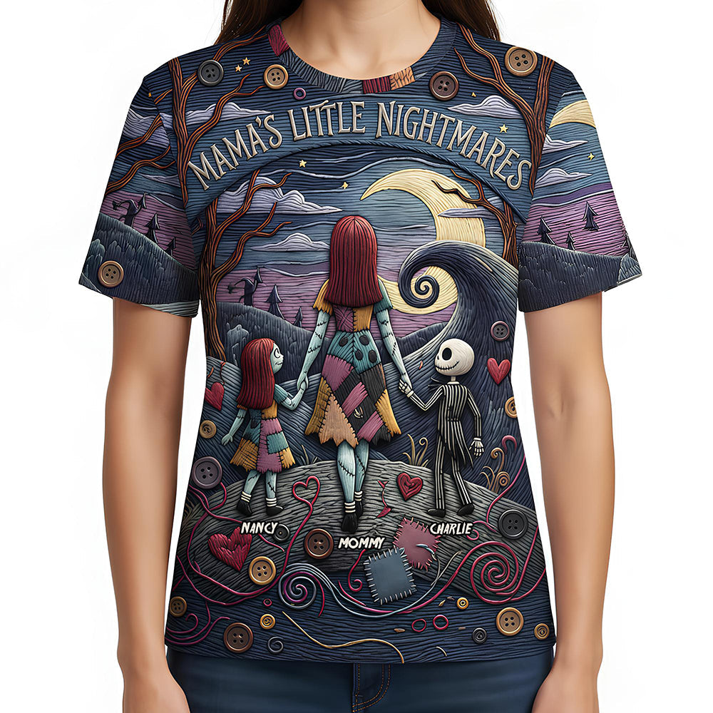 Spooky Mom and Kids Shirt - Personalized Gifts For Mother 03nadt040426