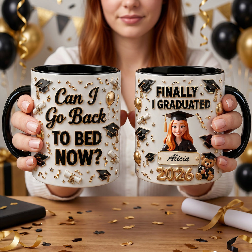 Custom Photo Finally Graduation Coffee Mug - Personalized Gifts For Graduates 01padh110526