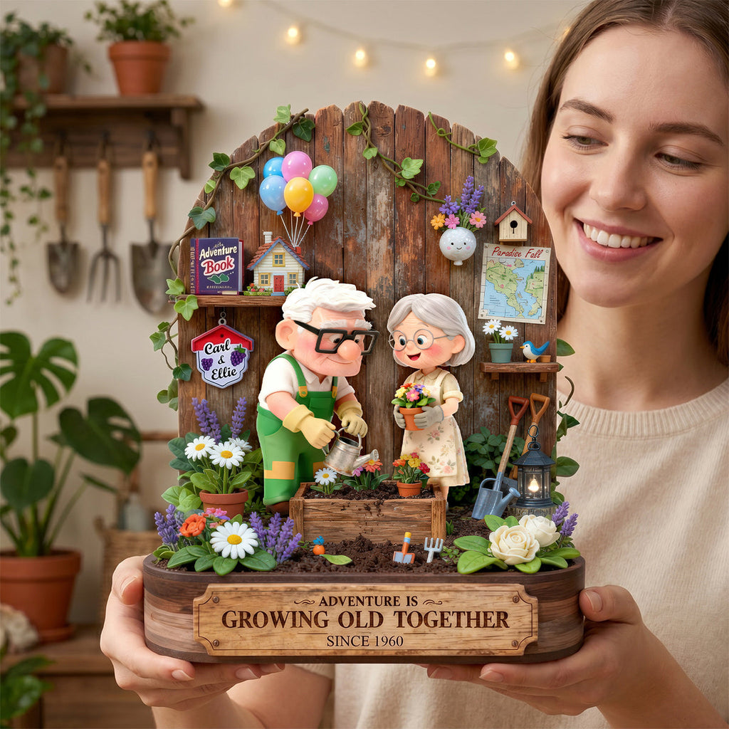 Gardening Couples Acrylic Plaque - Personalized Gifts For Couples 04todh240626