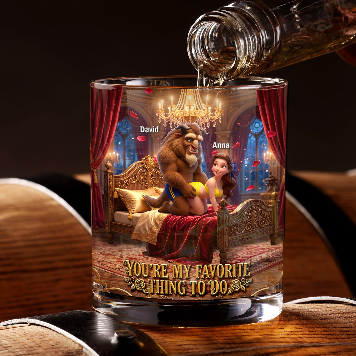 Naughty Couples Drinking Glass - Personalized Gifts For Couples 02tyqn010626