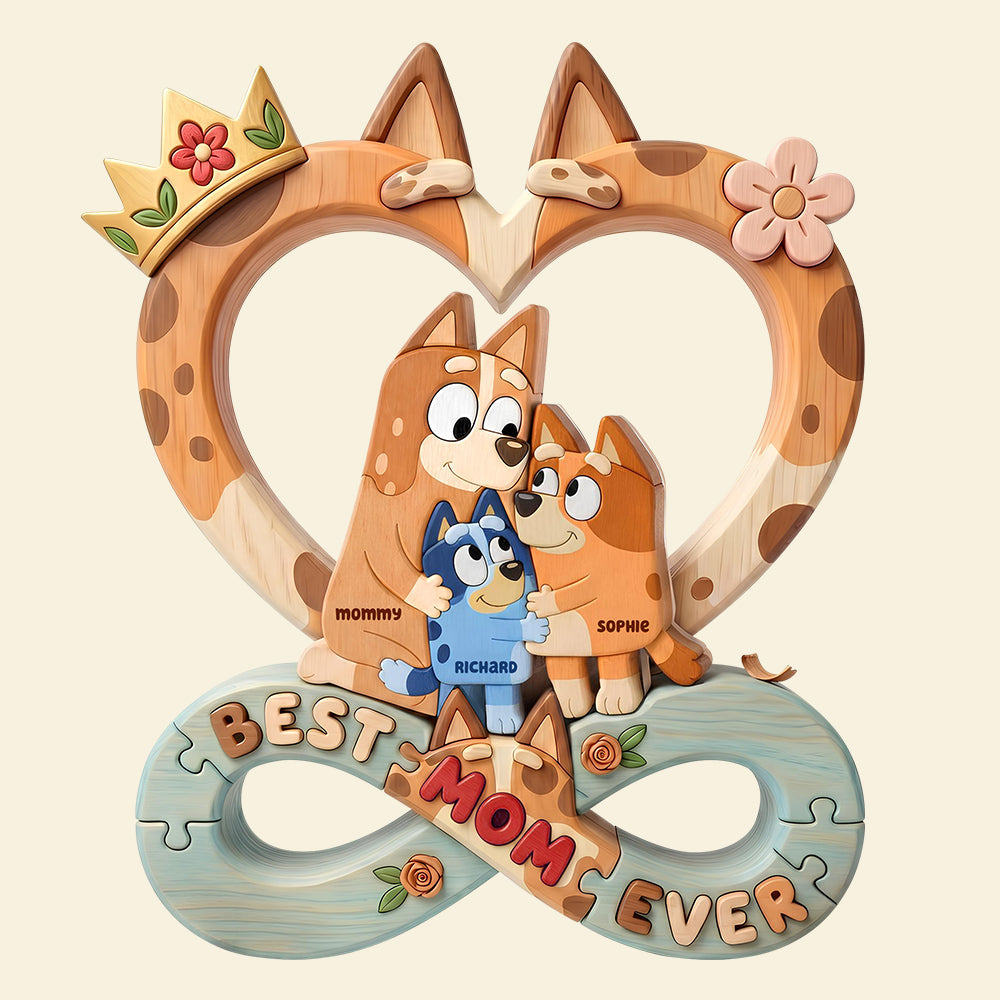 Beloved Mom Puzzle Acrylic Plaque, Personalized Gifts For Moms 03qhdt250426