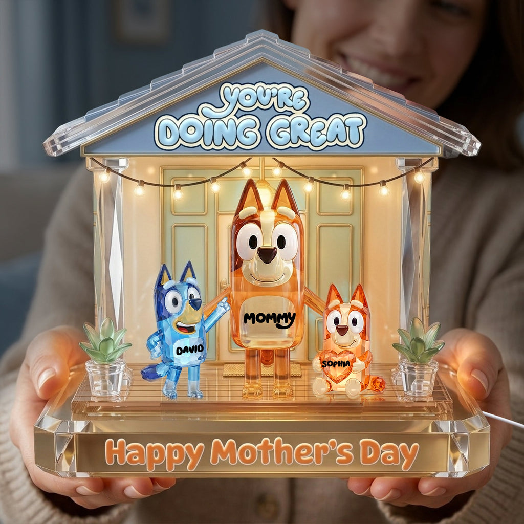 Happy Mother's Day Acrylic Light Box - Personalized Gifts For Mother 03nalu150426