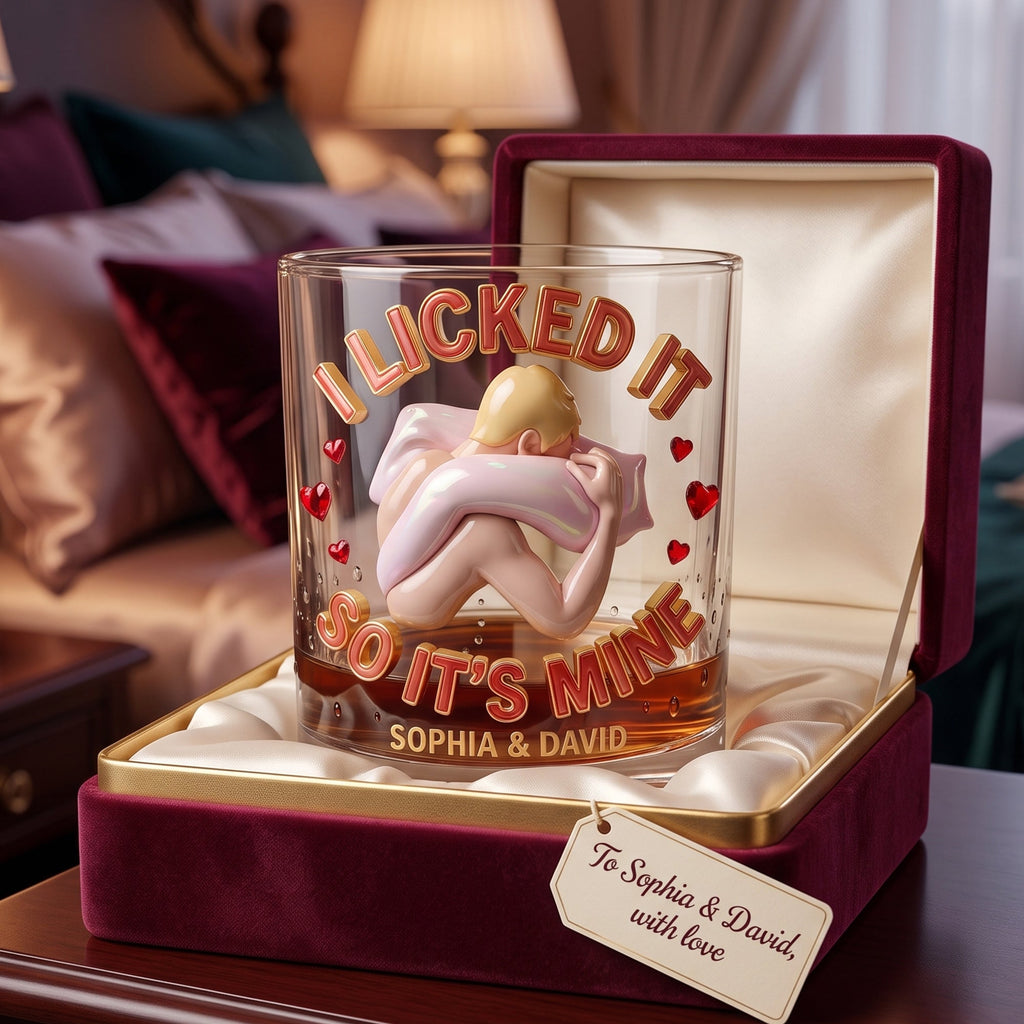 Naughty Couple Round Glass - Personalized Gifts For Couple 01ohlu290626