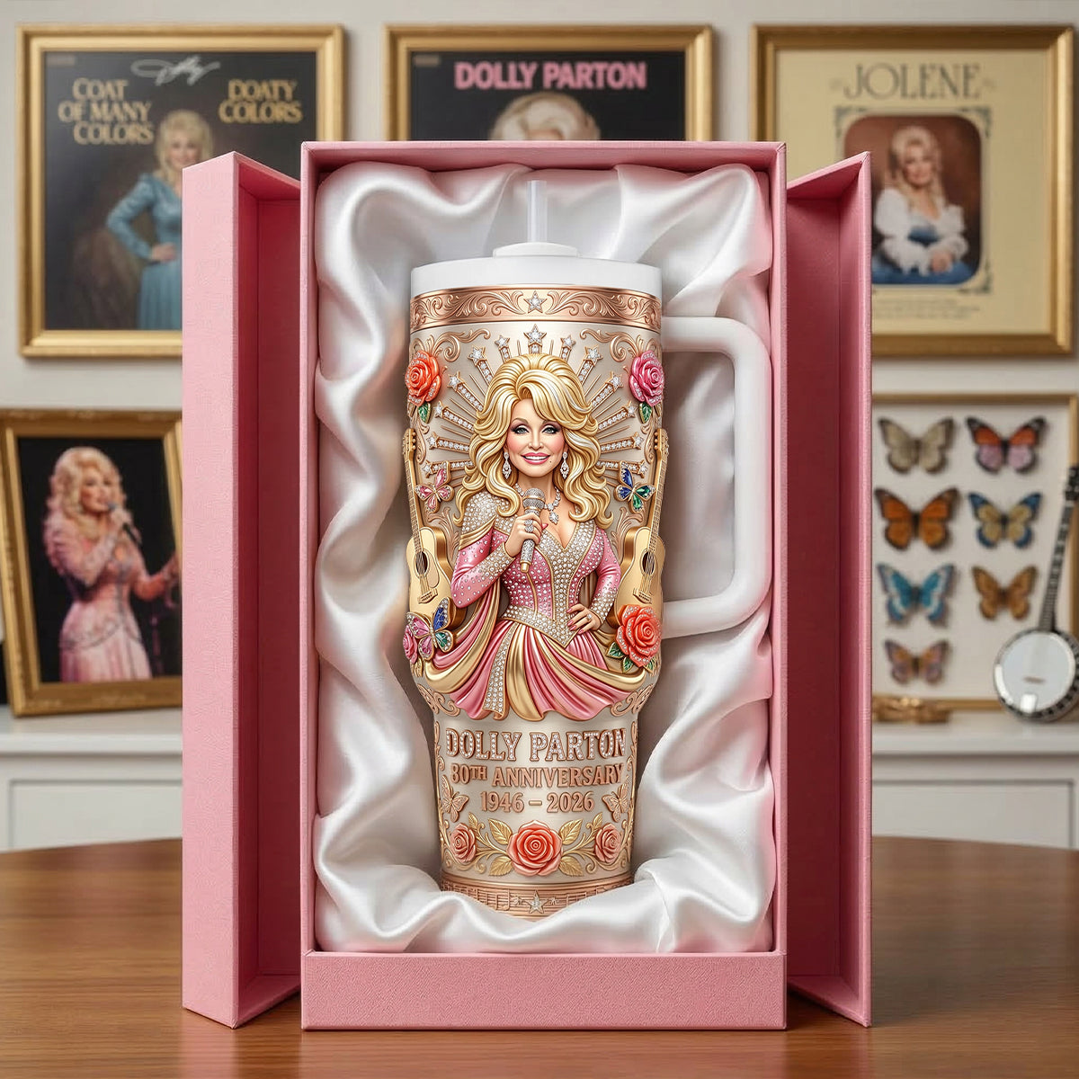 80 Years of Country Queen - Vintage Music Legend Tumbler, Personalized Gift 02NATN170326
