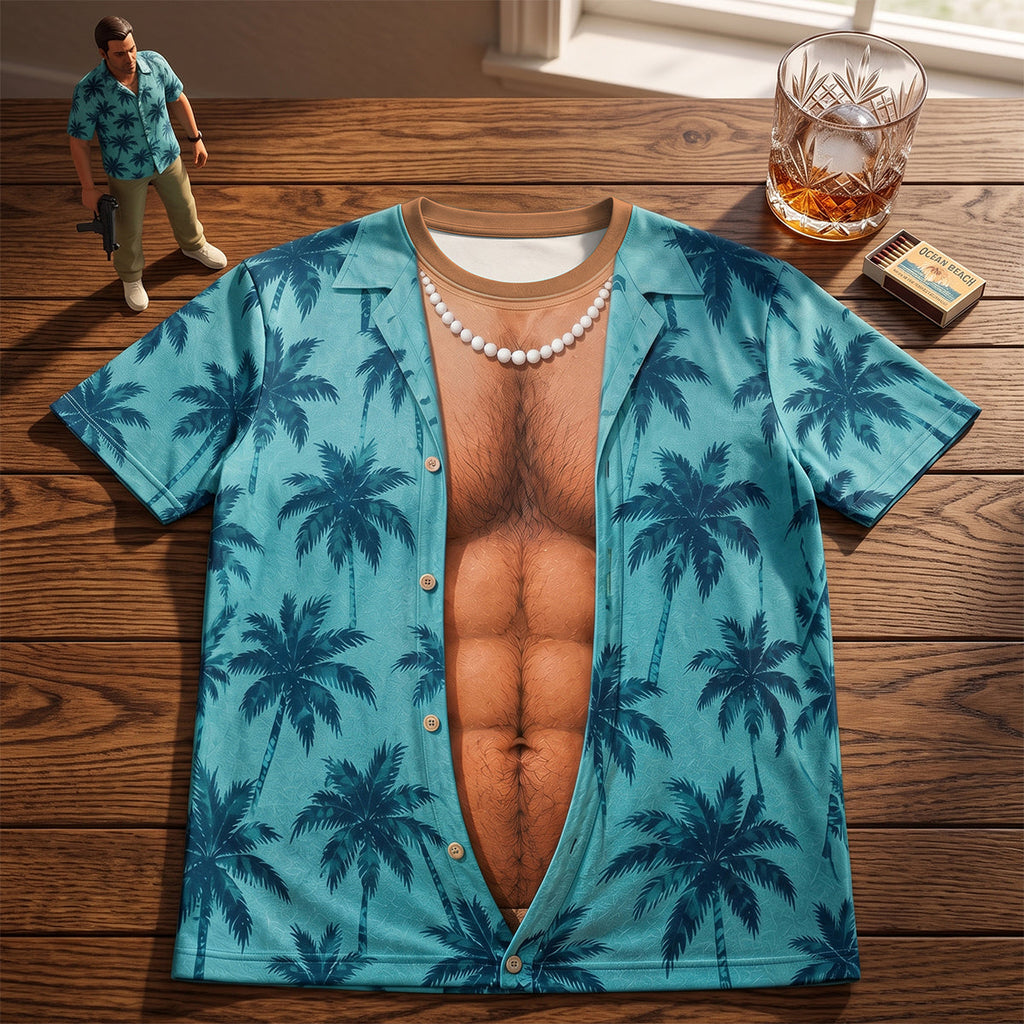 Funny Muscle 3D Shirt - Personalized Gifts 04natn010726