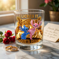 Funny Couple Whiskey Glass - Personalized Gifts For Couple 03TYQN090626