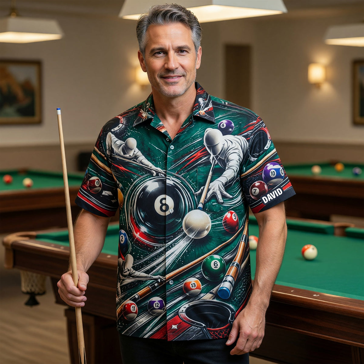 Billiards Hawaiian Shirt - Personalized Gifts 01NAQN090626