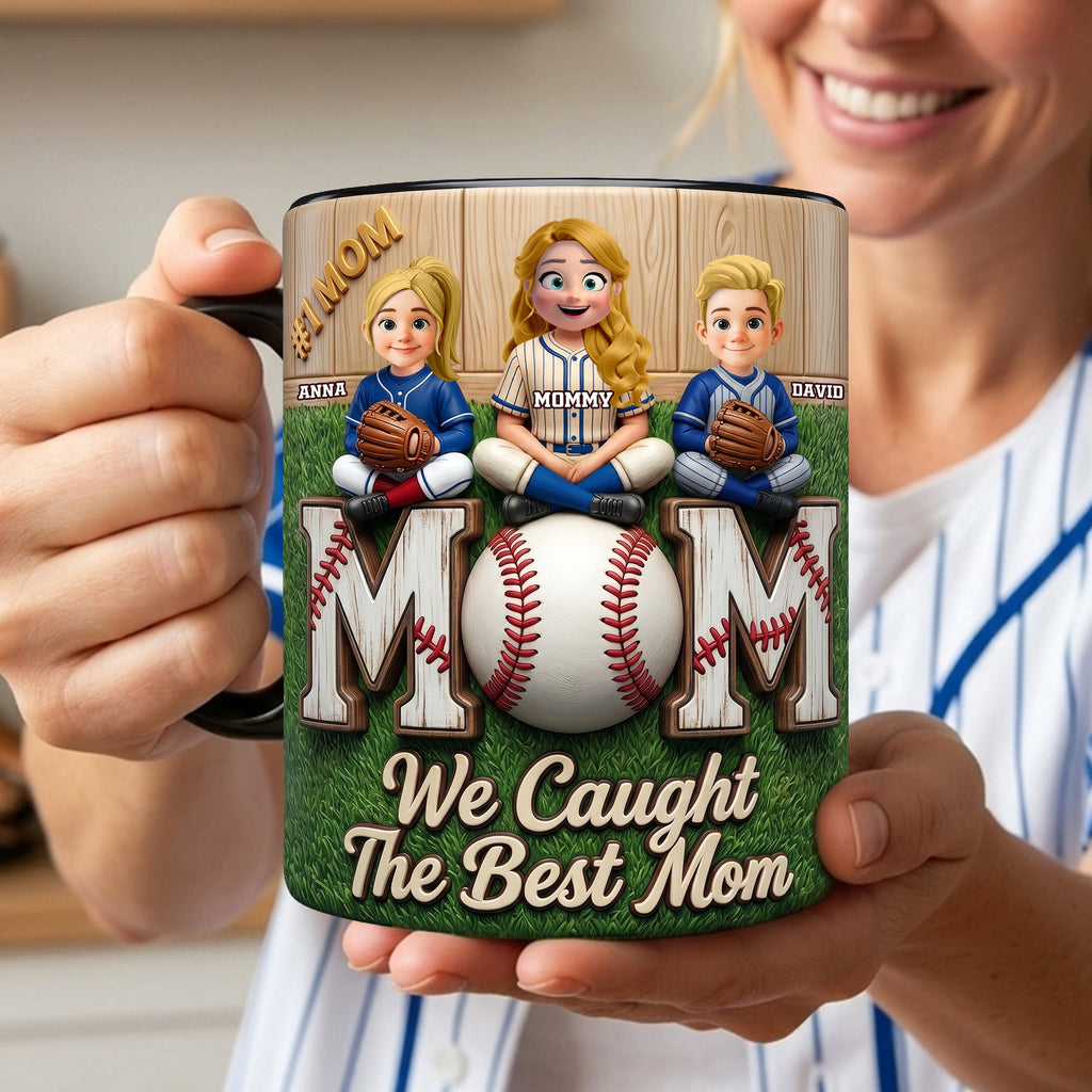 Proud Baseball Mom Magic Coffee Mug - Personalized Gifts For Baseball Mom 03HULU220426