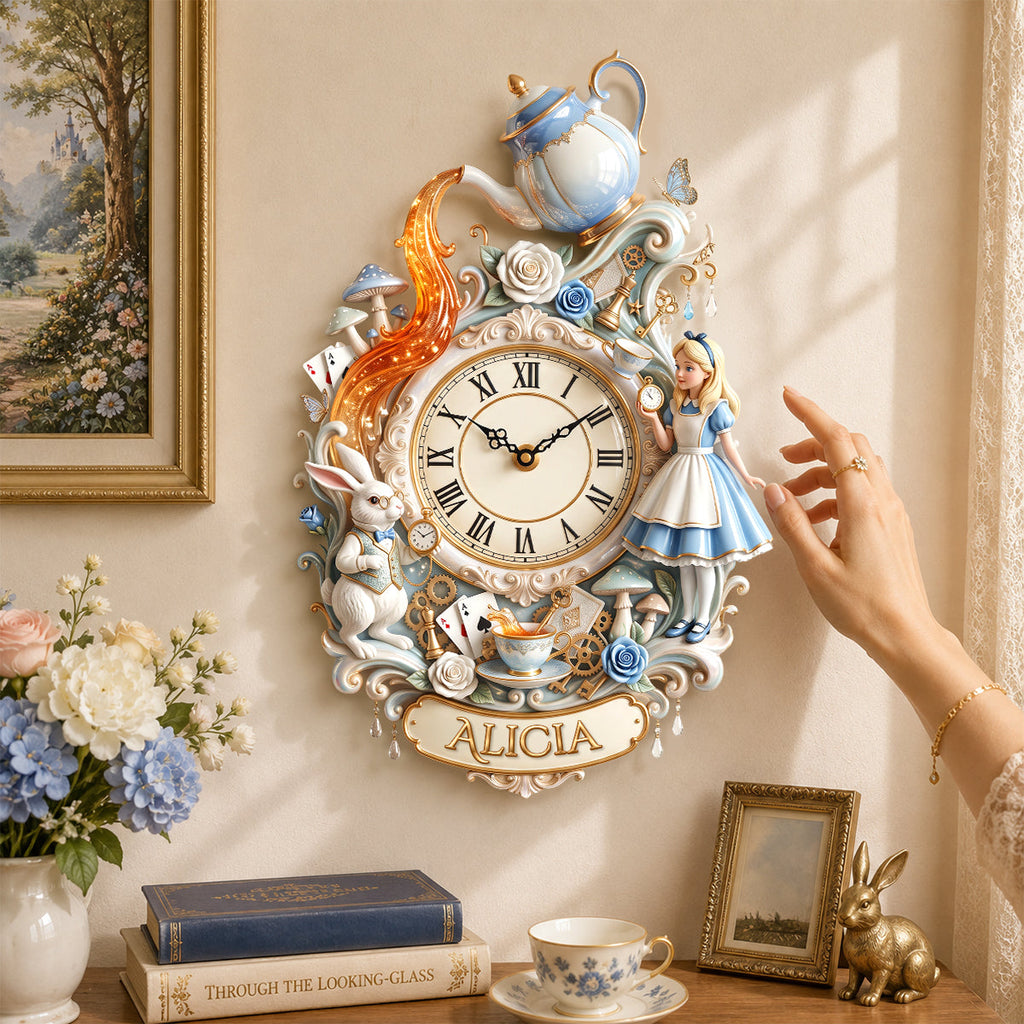 Magical Acrylic Hanging Wall Clock Personalized Gifts for Fantasy Lovers 03PGDH150726