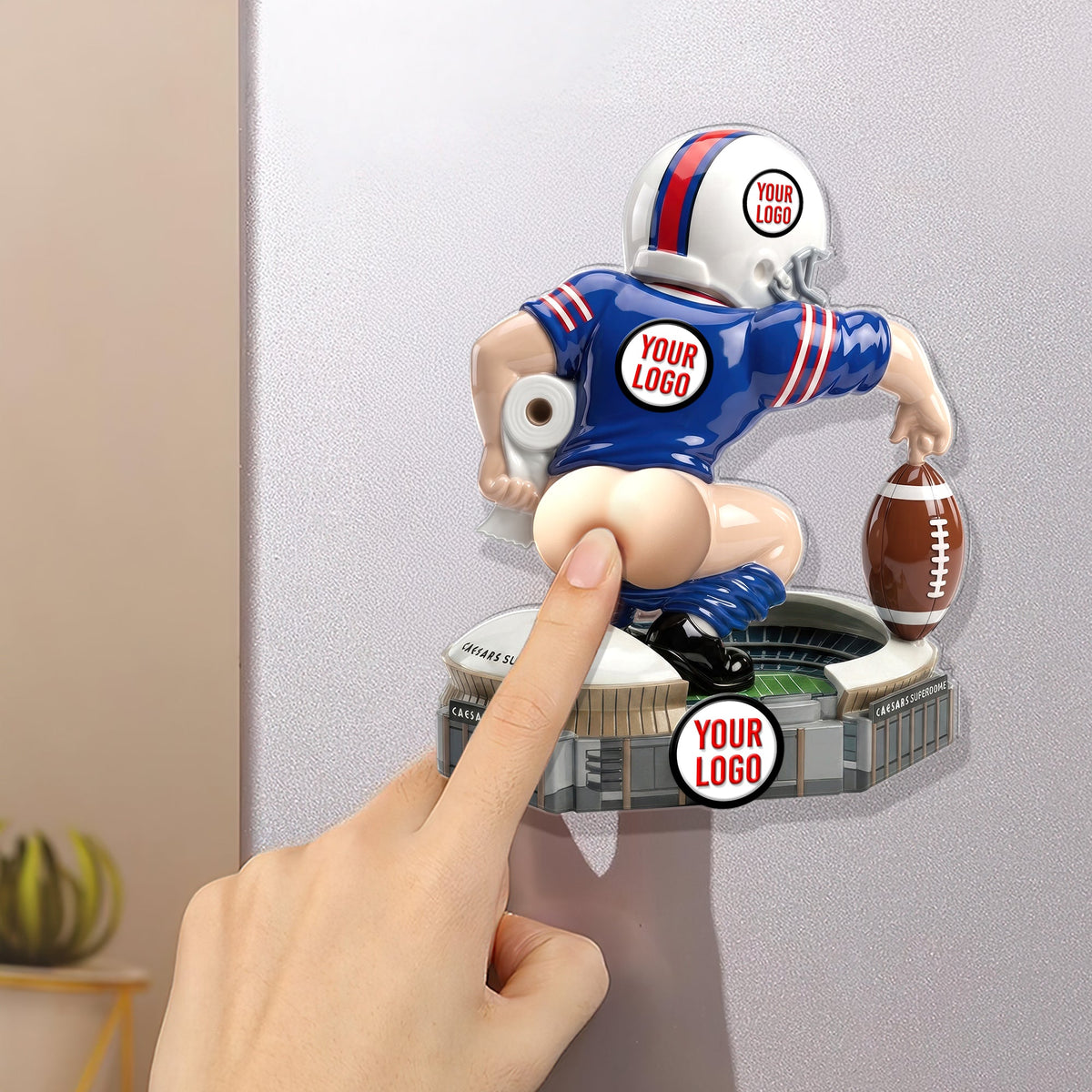 Fun Nasty Sport Anti-collision Acrylic Fridge Magnet, Personalized Gifts For Sport Lovers 04qhqn040726