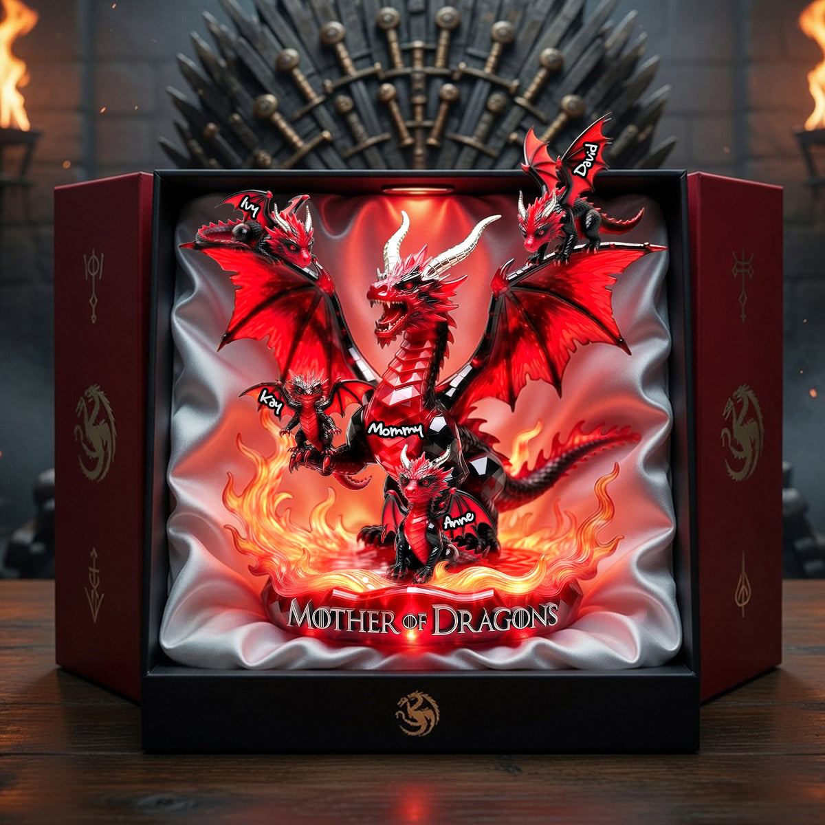 Mother Of Dragons Acrylic Plaque - Personalized Gifts For Mother 05tylu150426