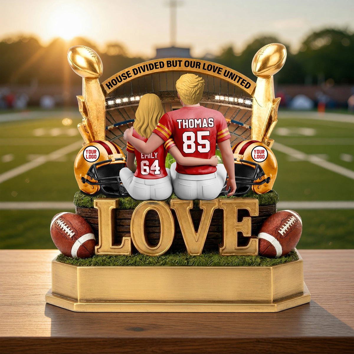 Eternal Affection Acrylic Plaque - Personalized Gifts For Sporty Couples 05ohqn200626